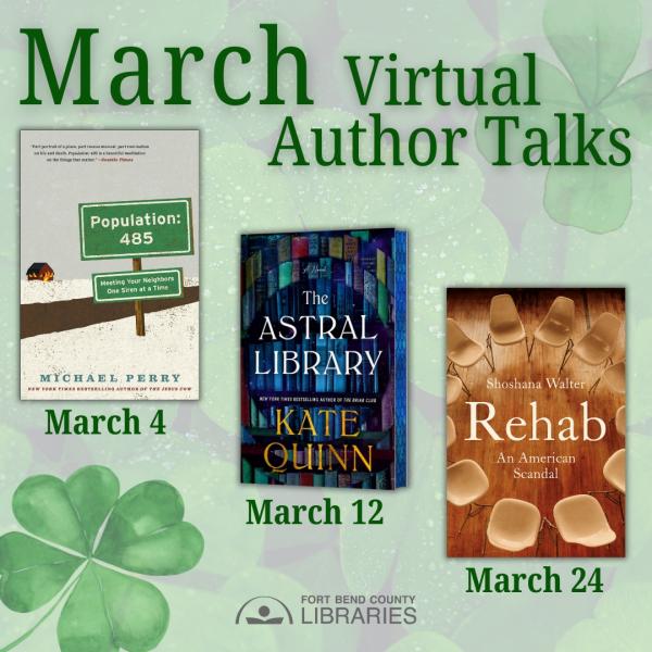 March 2026 Virtual Author Talks