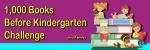 Graphic showing "1,000 Books Before Kindergarten"