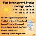 Cooling Center Hours