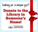 Donate to the Library this Holiday Season