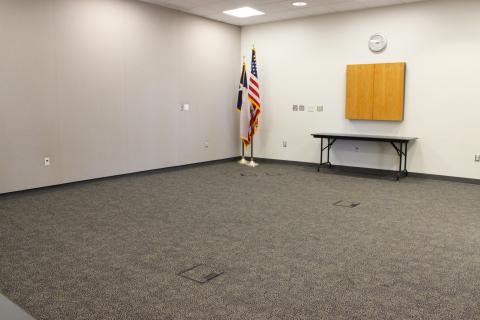 Open Room setup in the Multipurpose Room at Sienna Branch