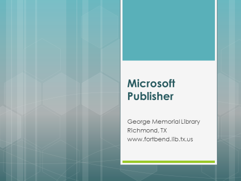 microsoft publisher