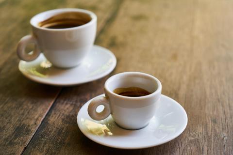 two coffee cups