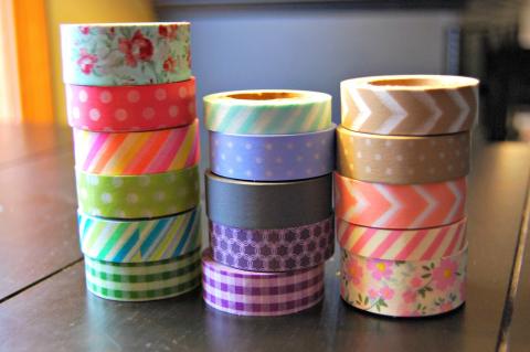 rolls of washi tape
