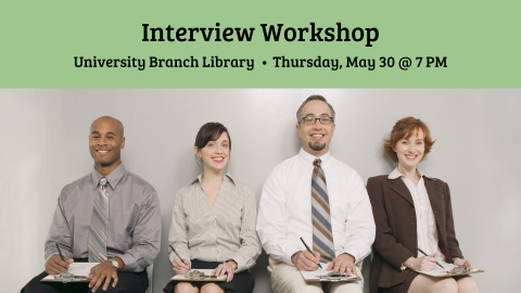Interview Workshop Facebook post