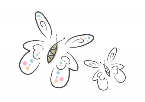 illustration of butterflies