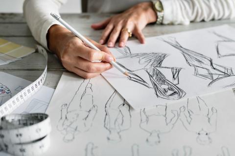 Person sketching