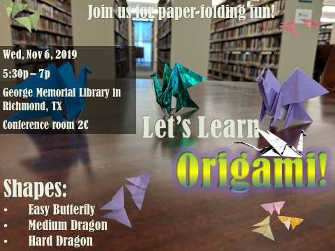 origami dragons and butterflies