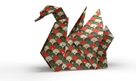 swan origami