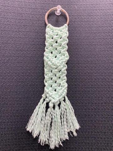 A Macrame Keychain