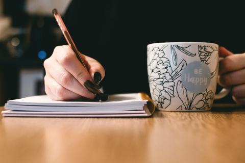 writer with coffee thumbnail