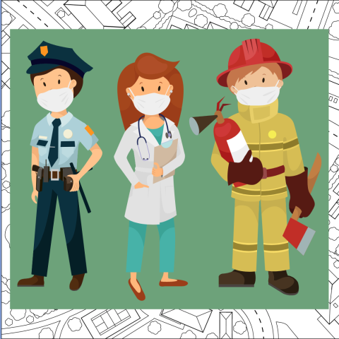 STEAM story time community helpers