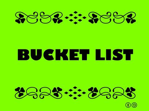 bucket list