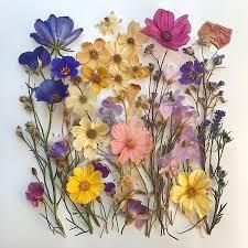 pressed flowers
