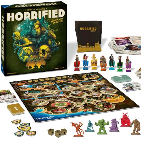 photo of game board and pieces