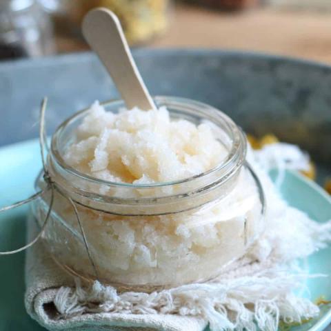 DIY sugar scrub