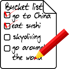 Bucket list