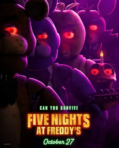 Movie Poster for Five Nights at Freddy's 