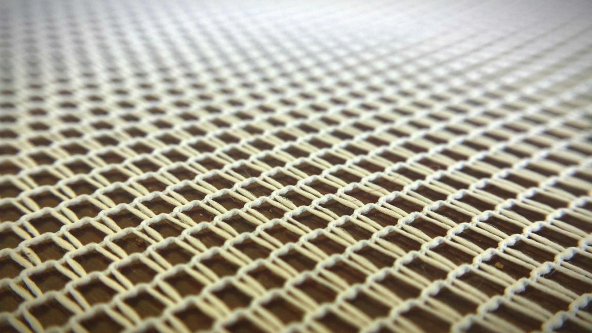 close up of romanian macrame