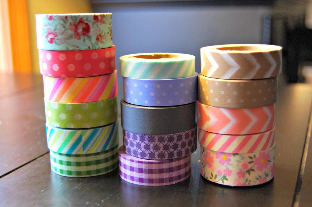rolls of washi tape