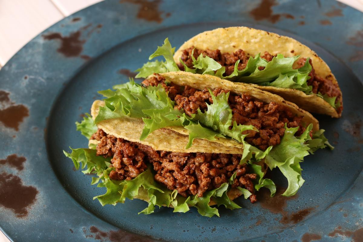 plate of tacos