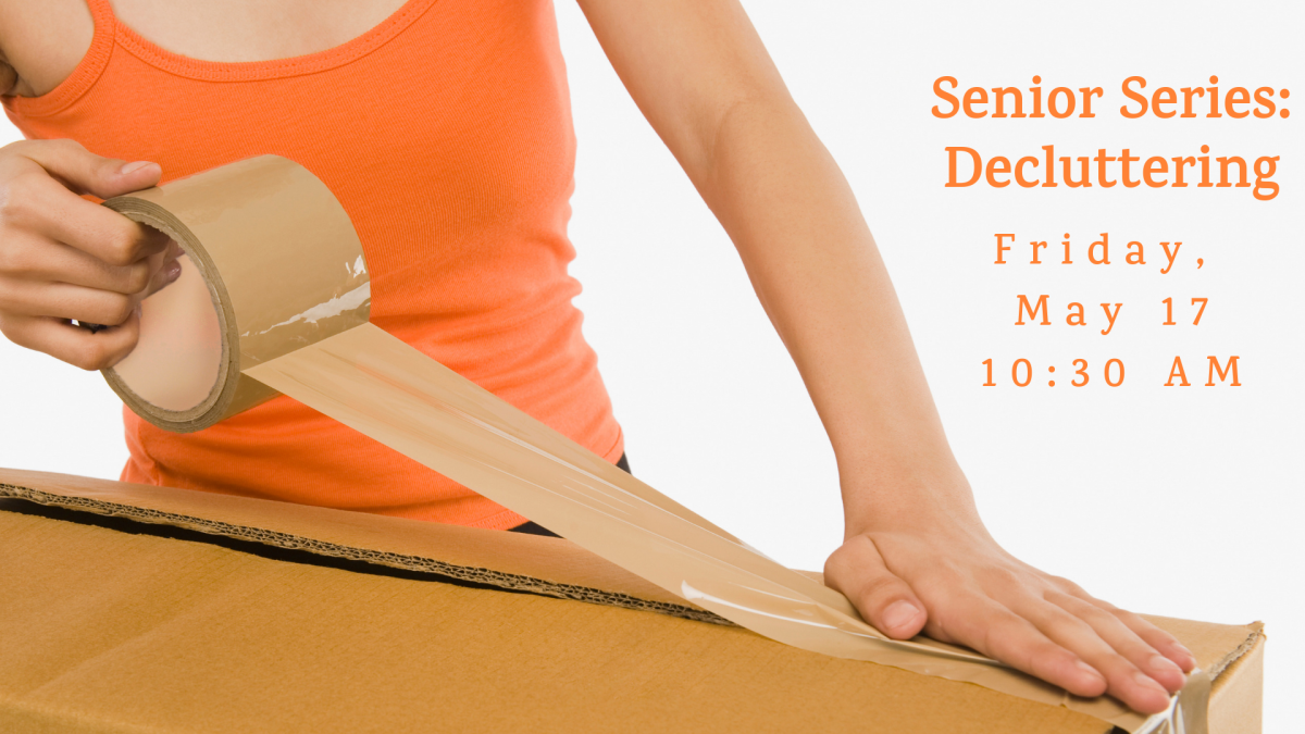 Decluttering Facebook post