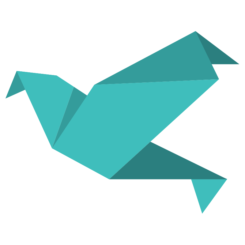 Origami bird