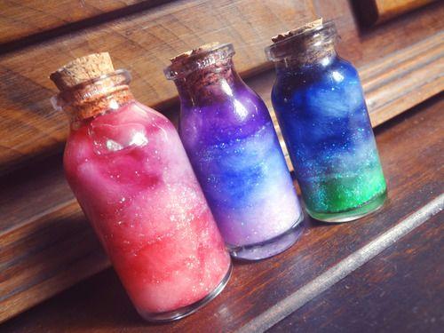 nebula painted bottles