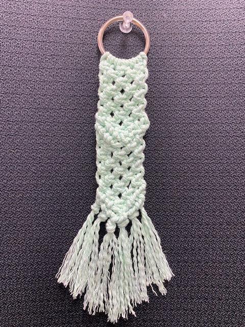 A Macrame Keychain