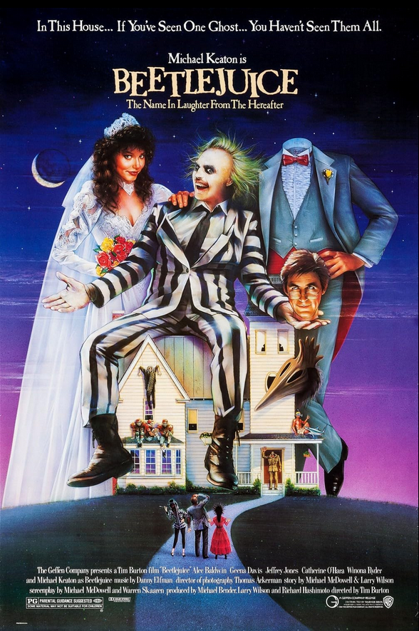 Beetlejuice (1988) movie poster