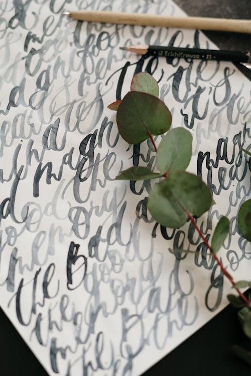 Image of handwritten calligraphy on a page