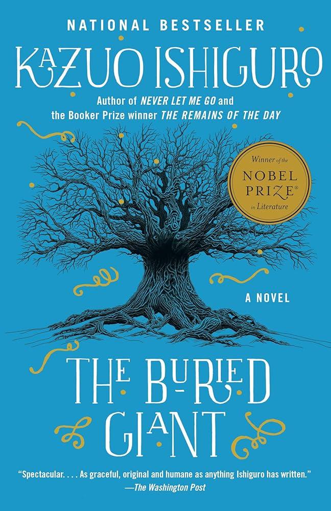 Graphic of the book "The Buried Giant" by Kazuo Ishiguro