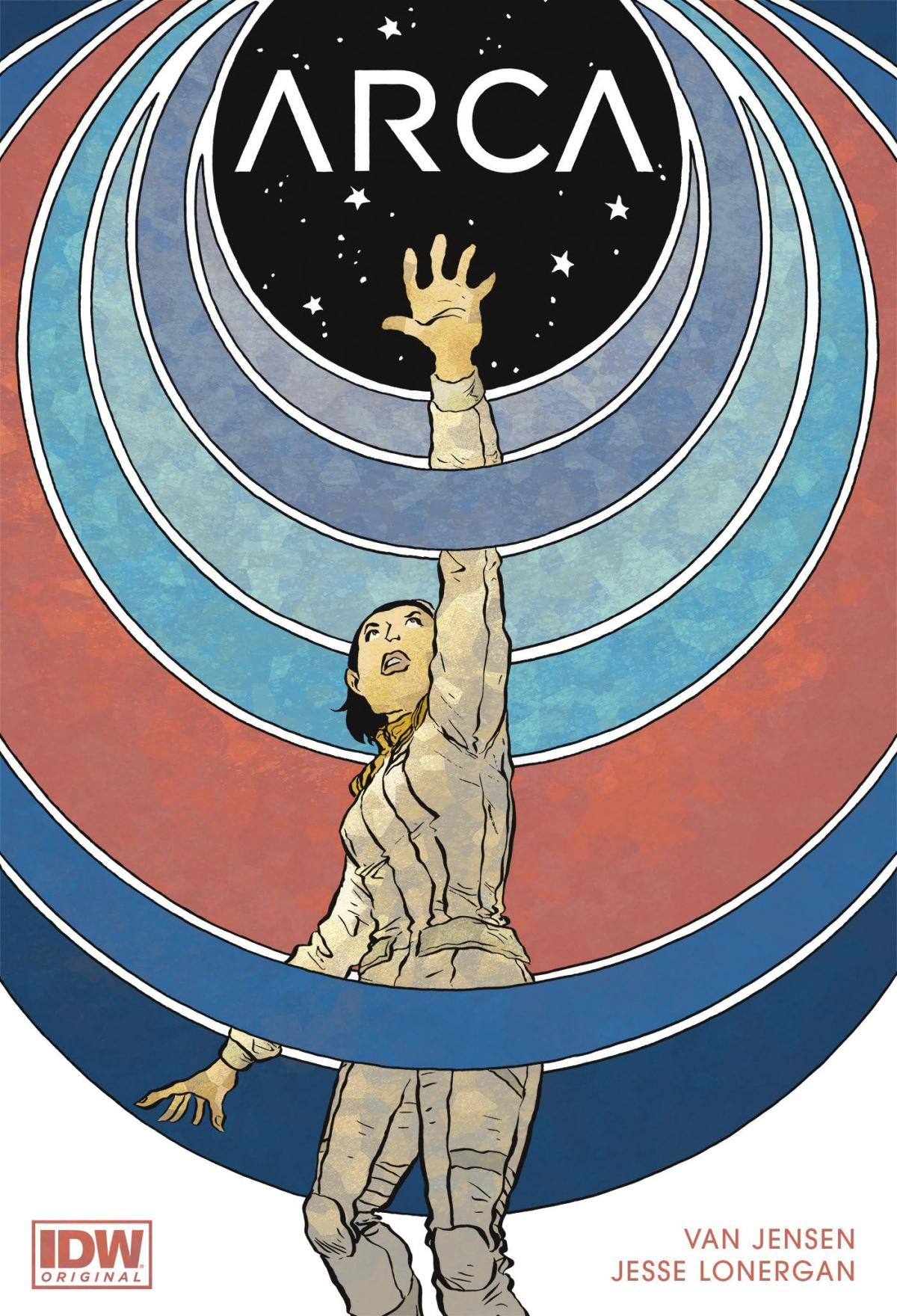 book cover of the graphic novel "Arca" by Van Jensen