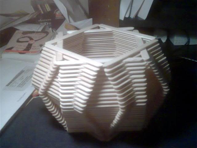 popsicle stick basket