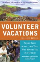 Cover of book, "Volunteer Vacations"
