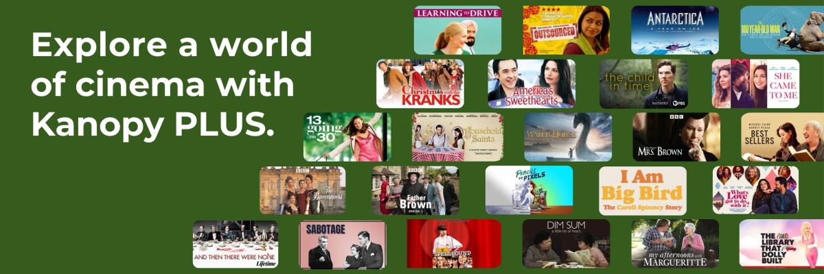 Explore a world of cinema with Kanopy PLUS